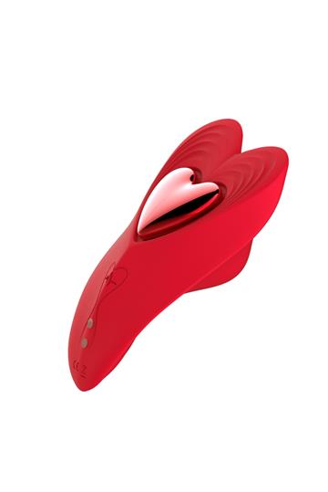 VIBRADOR DE CALCINHA POR APLICATIVO COM IMA FORMATO CORACAO