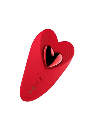VIBRADOR DE CALCINHA POR APLICATIVO COM IMA FORMATO CORACAO
