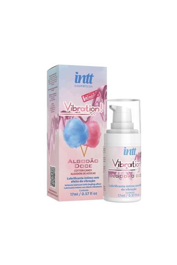 GEL VIBRATION EXTRA FORTE VIBRA, PULSA E AQUECE ALGODAO DOCE 17ML
