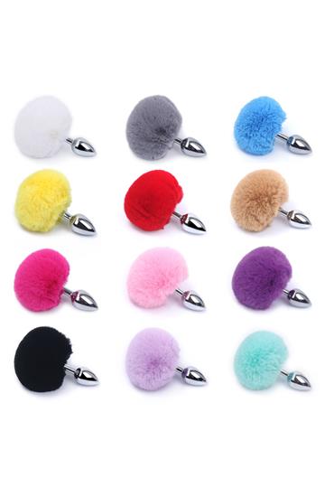PLUG ANAL POMPOM P
