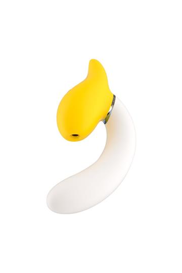 VIBRADOR PENETRAVEL BANANA C/ CABECA GIRATORIA
