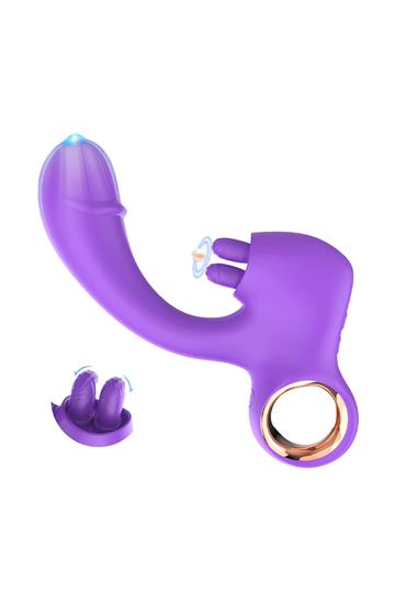 VIBRADOR PENETRAVEL COM ALCA DUPLA PENETRACAO
