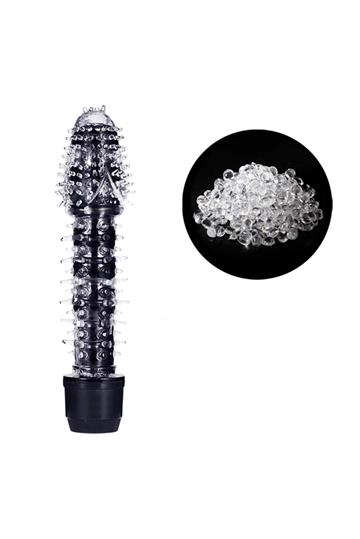 VIBRADOR TRASLUCIDO PERSONAL TEXTURIZADO