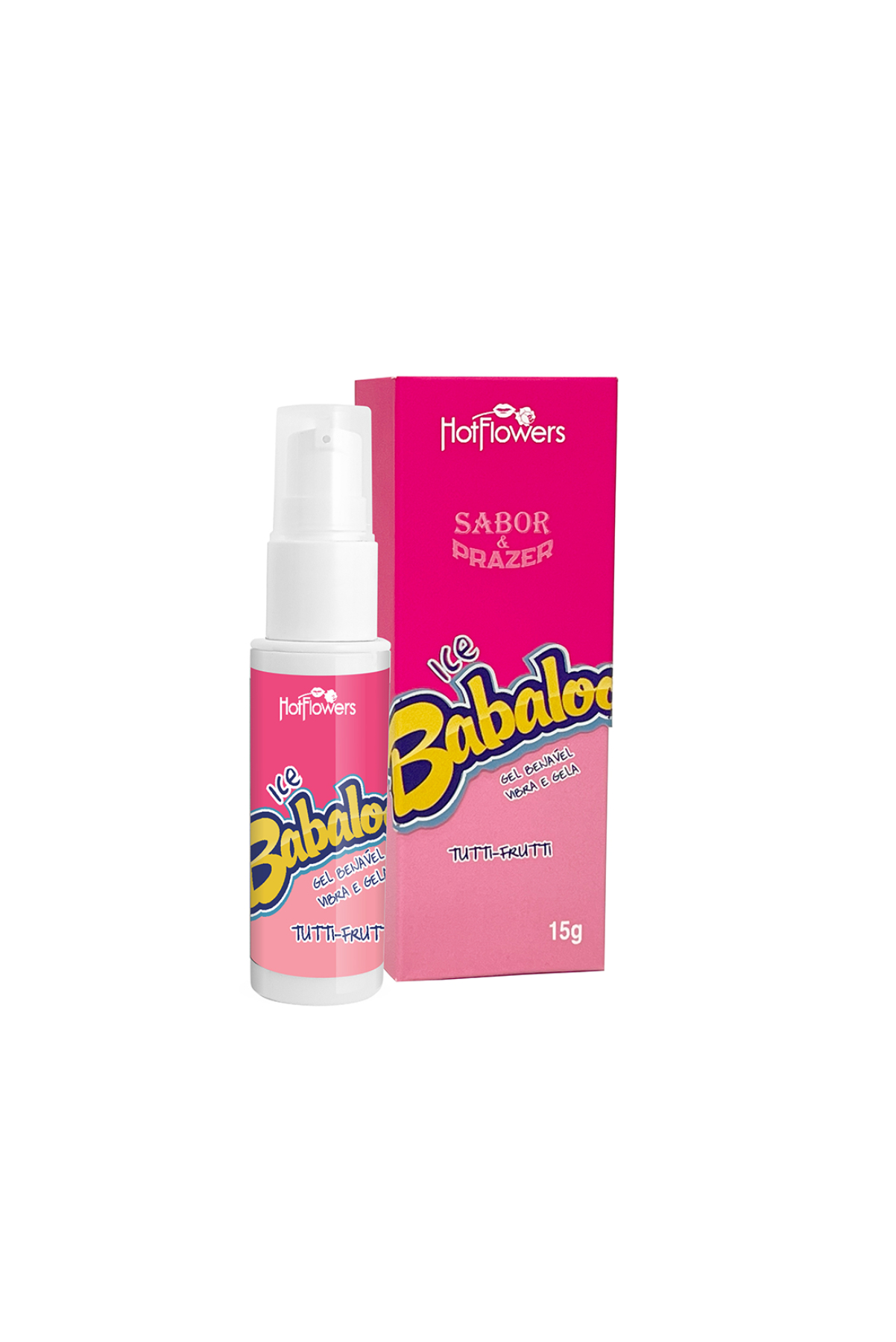 GEL QUE VIBRA BABALOO ICE TUTTI FRUTI 15G