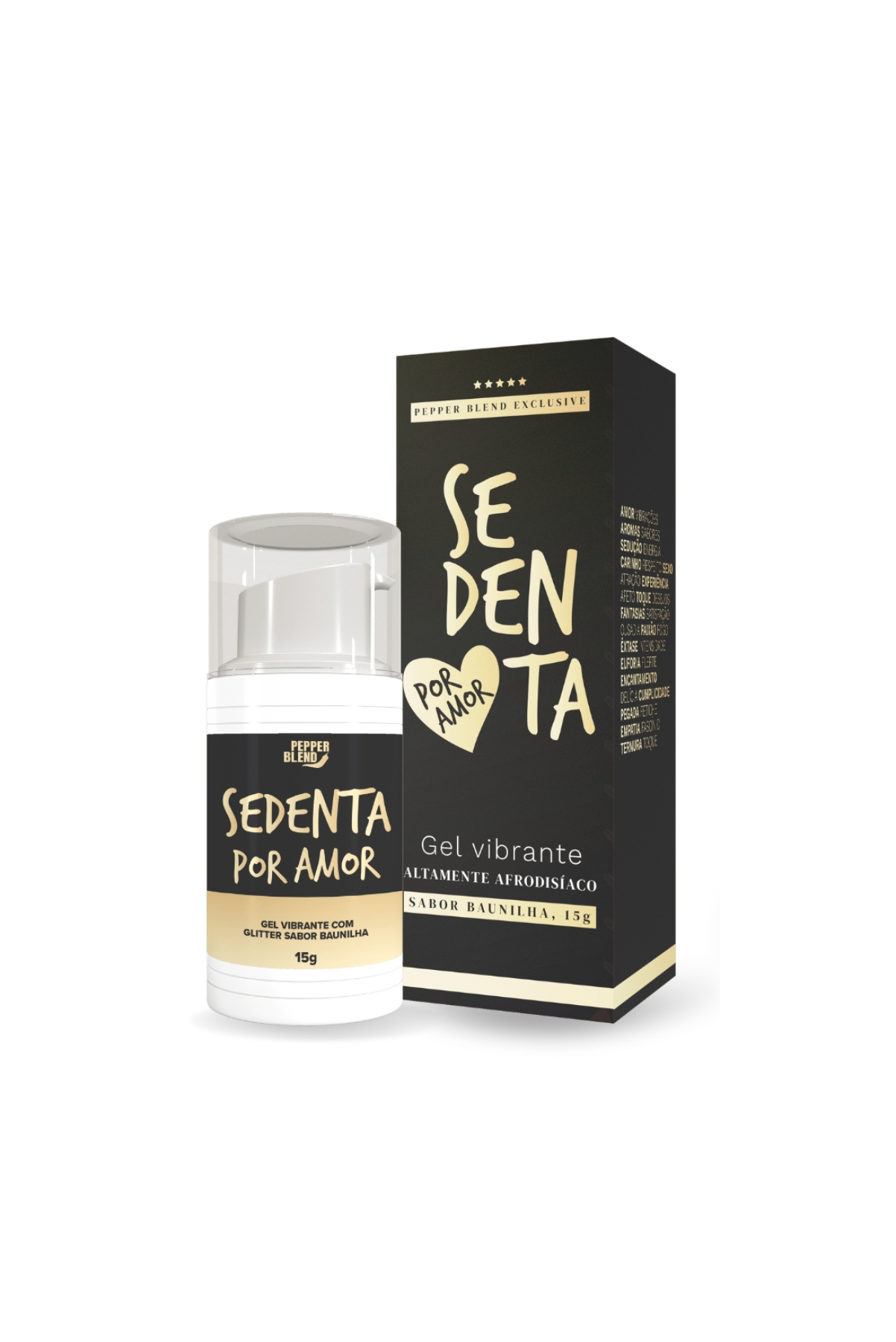 GEL QUE VIBRA SEDENTA POR AMOR BAUNILHA 15G
