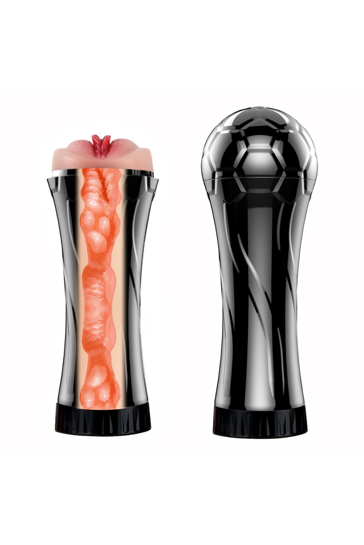 MASTURBADOR MASCULINO EM FORMATO DE TAÇA DE FUTEBOL VAGINA REALISTICA TEXTURIZADA